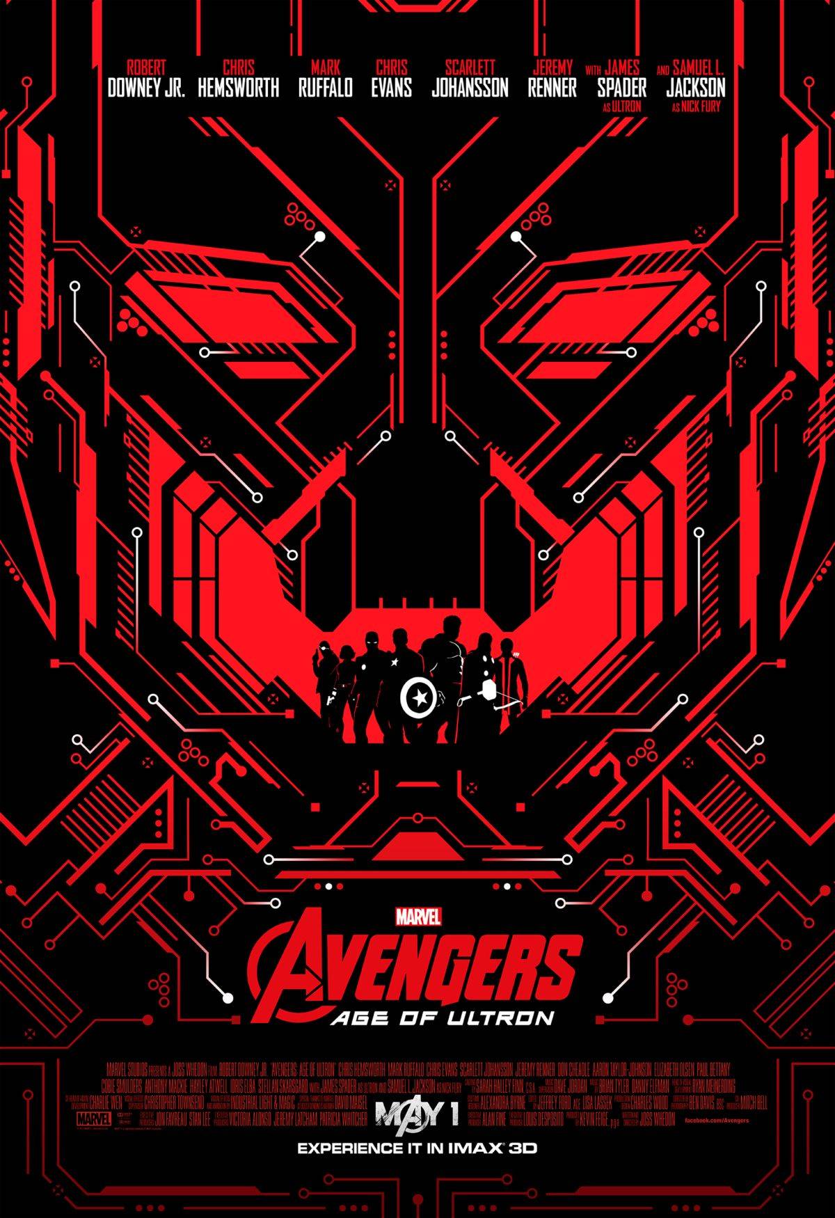 Мстители 2: Эра Альтрона: постер N102195