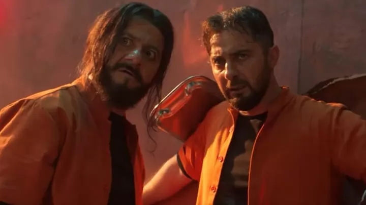 Демис Карибидис и Михаил Галустян в трейлере фильма Королек моей любви