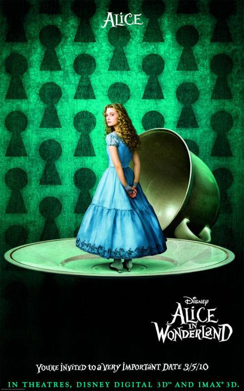 Алиса в стране чудес: постер N6690